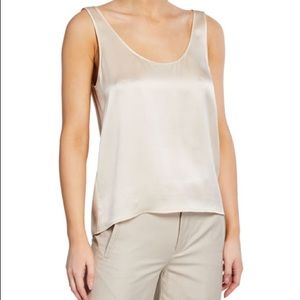 Vince cream silk tank size M